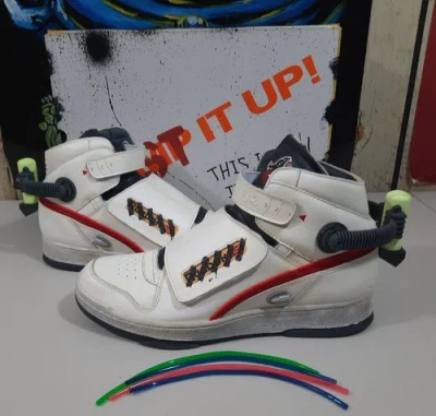 Pre-owned Reebok 2022  X Ghostbusters Ghost Smasher "ecto-1 Vibes" Ectoplasm Sz 11.5 In White