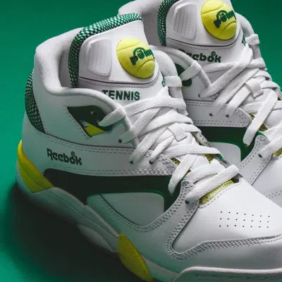 Pre-owned Reebok 2024  Court Victory Pump Size 11.5 100203282. Michael Chang Tennis Green In White