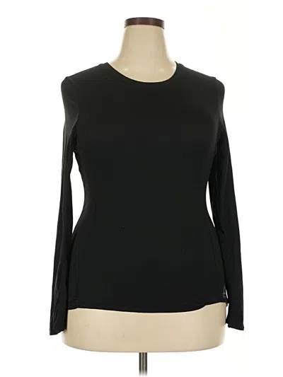 Pre-owned Reebok 3/4 Sleeve T-shirt In Black