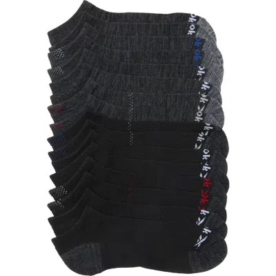 Reebok 8-pack Assorted Performance Low Cut Socks In Black