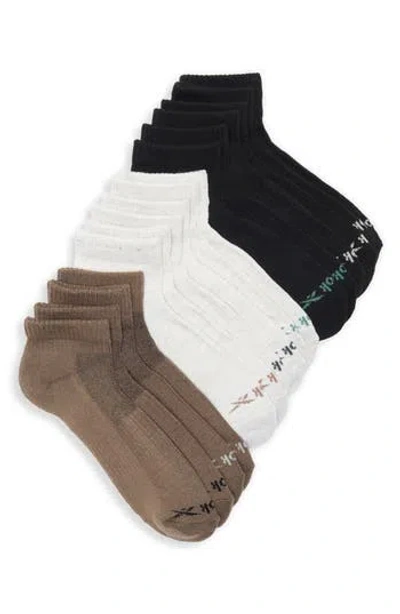 Reebok 8-pack Assorted Terry Quarter Socks In Multi