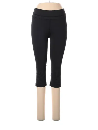 Pre-owned Reebok Active Pants In Black