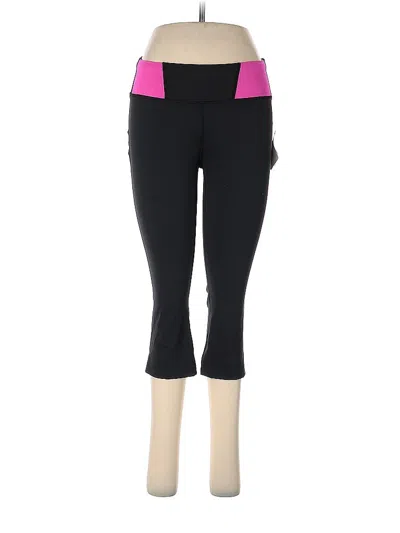 Pre-owned Reebok Active Pants In Black