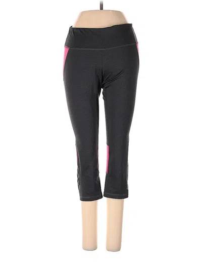 Pre-owned Reebok Active Pants In Black