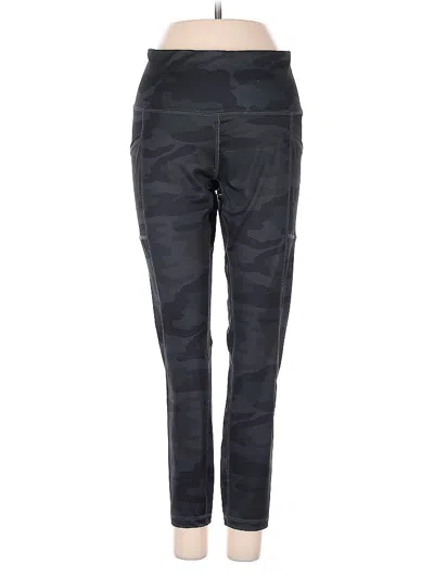 Pre-owned Reebok Active Pants In Black