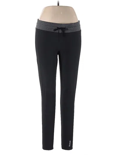 Pre-owned Reebok Active Pants In Black