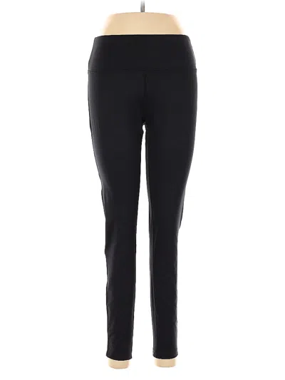 Pre-owned Reebok Active Pants In Black