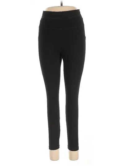 Pre-owned Reebok Active Pants In Black