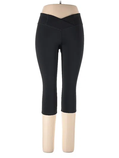 Pre-owned Reebok Active Pants In Black