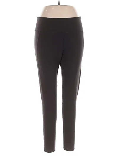 Pre-owned Reebok Active Pants In Black