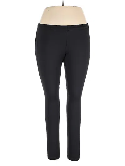 Pre-owned Reebok Active Pants In Black