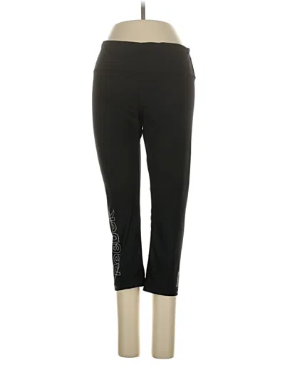 Pre-owned Reebok Active Pants In Black