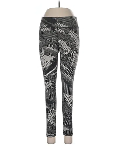 Pre-owned Reebok Active Pants In Black