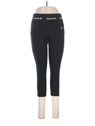 Pre-owned Reebok Active Pants In Black