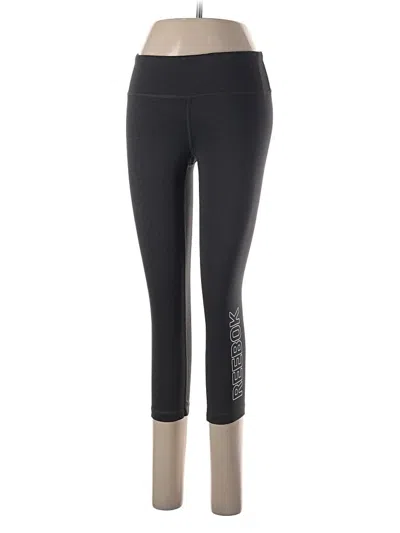 Pre-owned Reebok Active Pants In Black