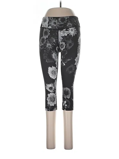 Pre-owned Reebok Active Pants In Black