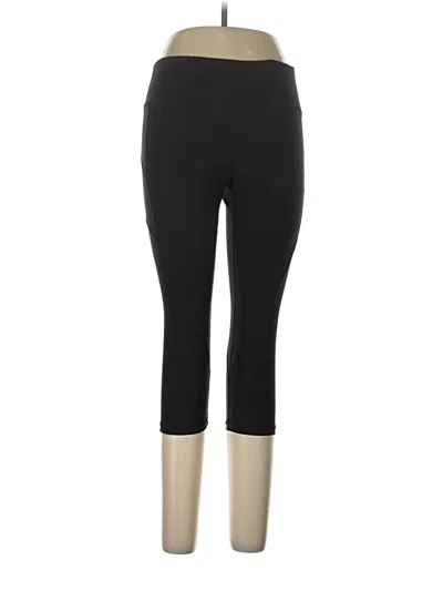 Pre-owned Reebok Active Pants In Black