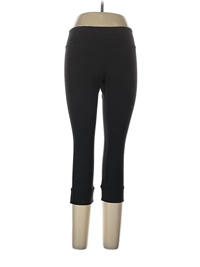 Pre-owned Reebok Active Pants In Black