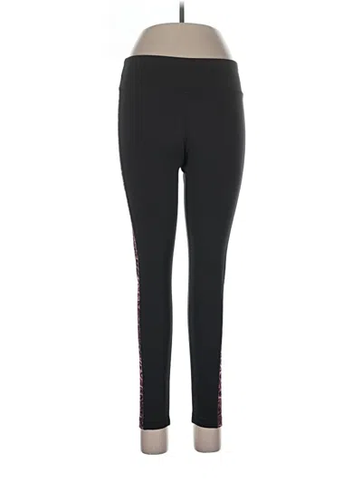 Pre-owned Reebok Active Pants In Black