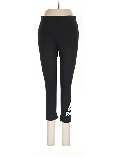 Pre-owned Reebok Active Pants In Black