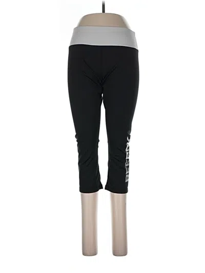 Pre-owned Reebok Active Pants In Black