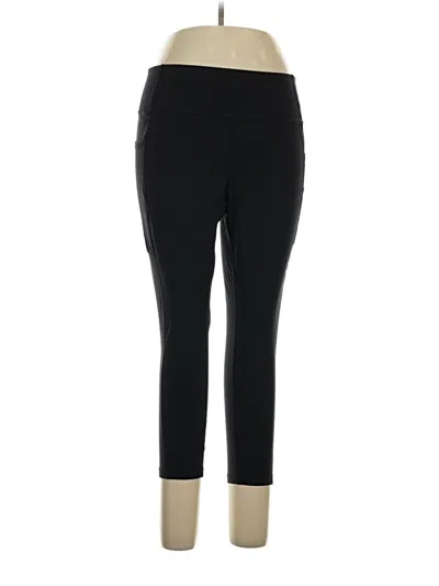 Pre-owned Reebok Active Pants In Black