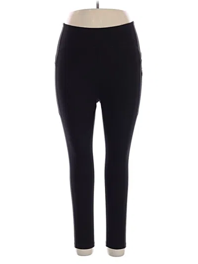 Pre-owned Reebok Active Pants In Black