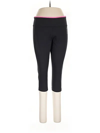 Pre-owned Reebok Active Pants In Black