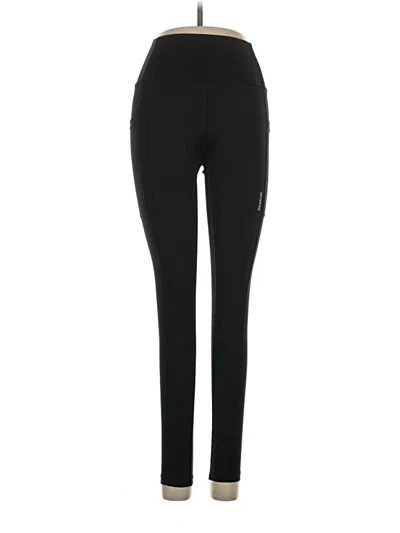 Pre-owned Reebok Active Pants In Black