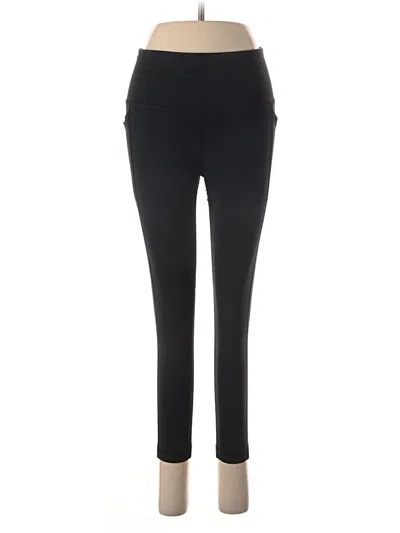 Pre-owned Reebok Active Pants In Black