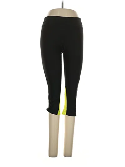 Pre-owned Reebok Active Pants In Black