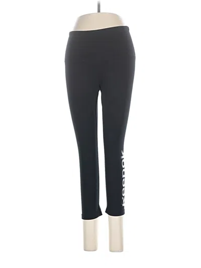 Pre-owned Reebok Active Pants In Black