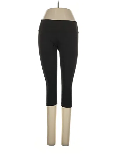 Pre-owned Reebok Active Pants In Black