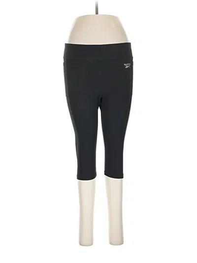 Pre-owned Reebok Active Pants In Black