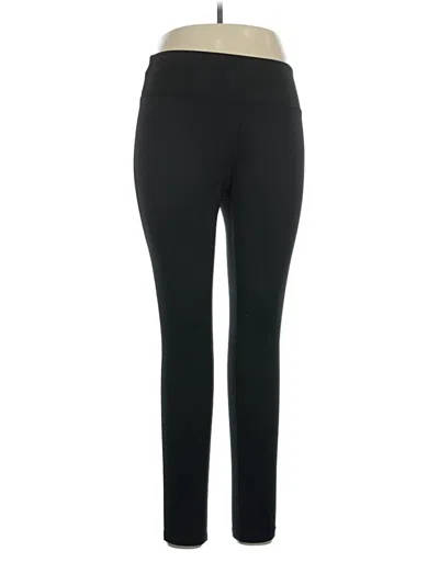 Pre-owned Reebok Active Pants In Black