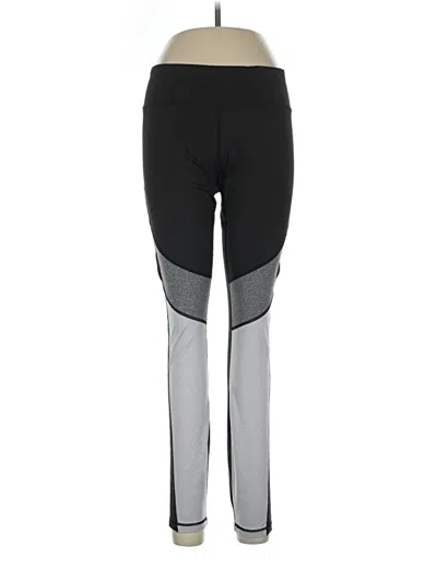 Pre-owned Reebok Active Pants In Black