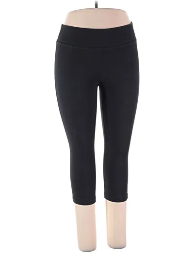 Pre-owned Reebok Active Pants In Black