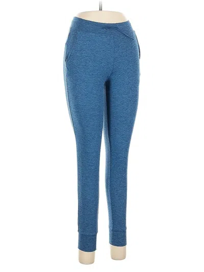 Pre-owned Reebok Active Pants In Blue