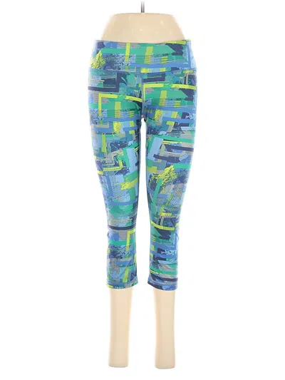 Pre-owned Reebok Active Pants In Blue