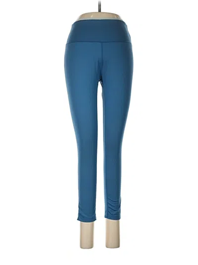 Pre-owned Reebok Active Pants In Blue