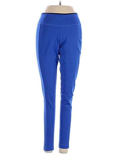 Pre-owned Reebok Active Pants In Blue
