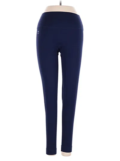 Pre-owned Reebok Active Pants In Blue