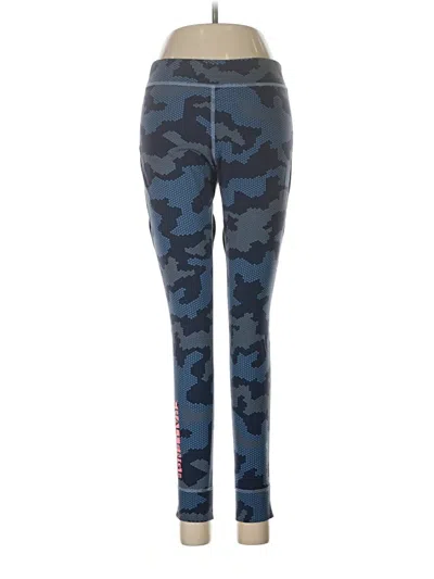 Pre-owned Reebok Active Pants In Blue