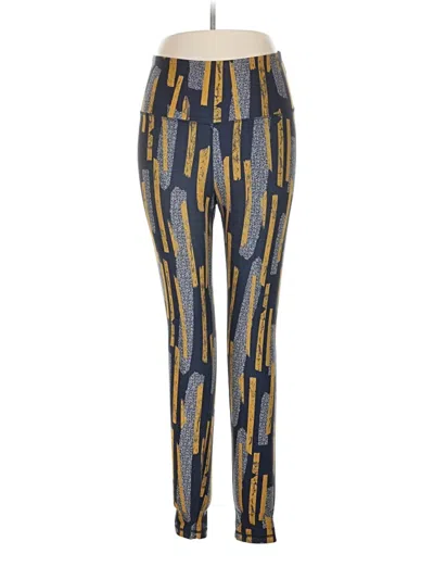 Pre-owned Reebok Active Pants In Blue