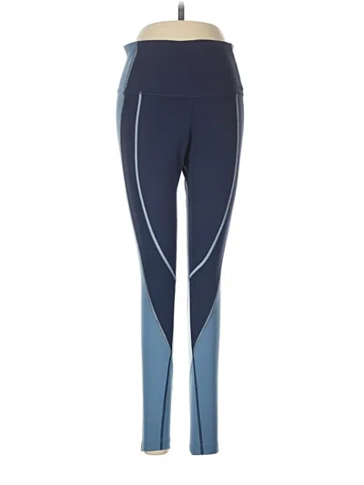Pre-owned Reebok Active Pants In Blue