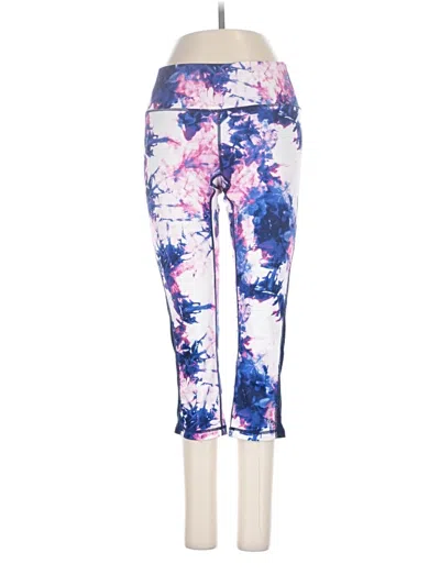 Pre-owned Reebok Active Pants In Blue