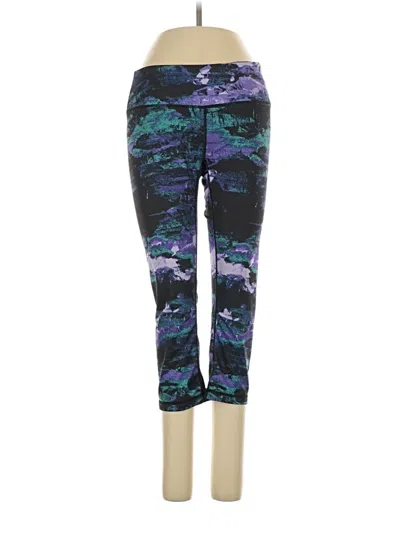Pre-owned Reebok Active Pants In Blue