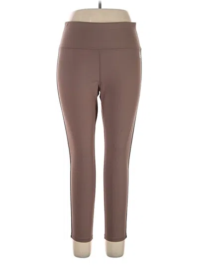 Pre-owned Reebok Active Pants In Brown