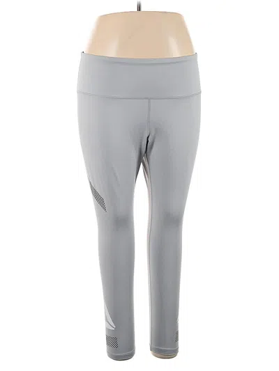 Pre-owned Reebok Active Pants In Gray