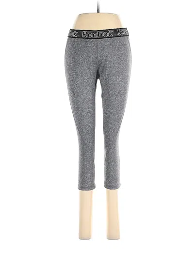 Pre-owned Reebok Active Pants In Gray